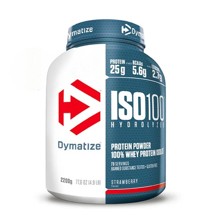 Iso-100 Myseproteinisolat 2,2 kg strawberry
