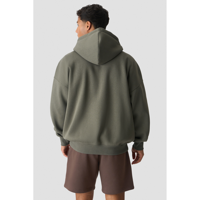 Everyday Relaxed Hoodie Gr&oslash;nn