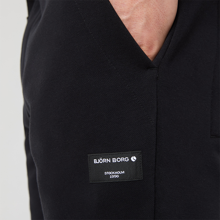 Tapered Sweatpants Bukser Svart