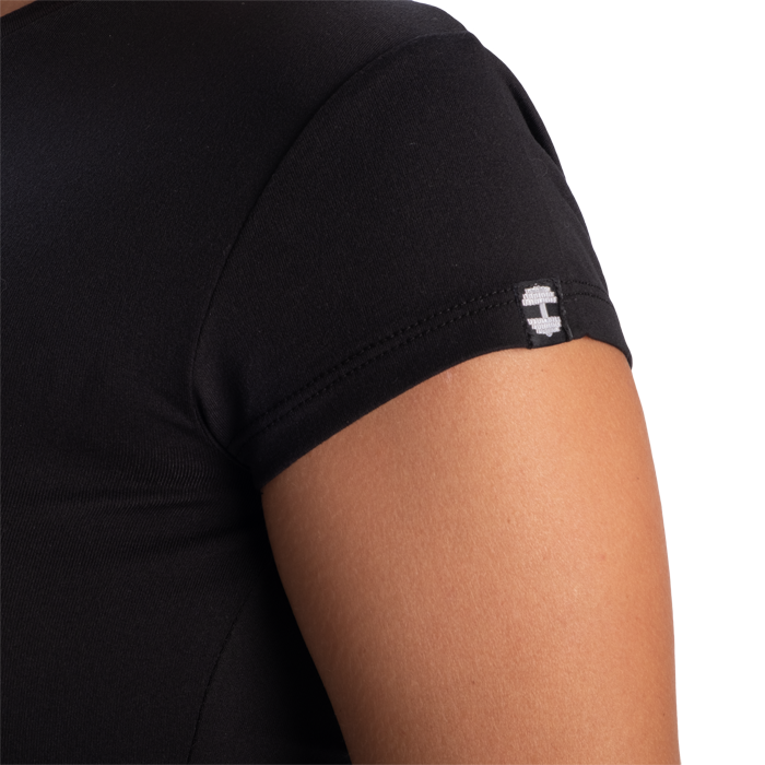 Tapered T‑Skjorte Svart