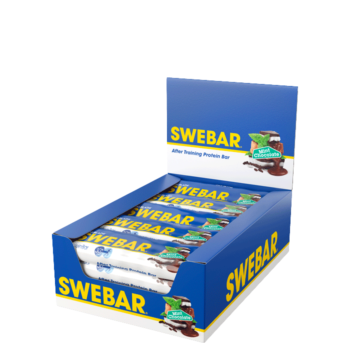 15 x Swebar Proteinbar 55 g banana_mintchocolate