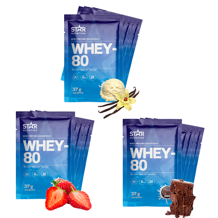 15 x Whey-80 One Serving, 37 g