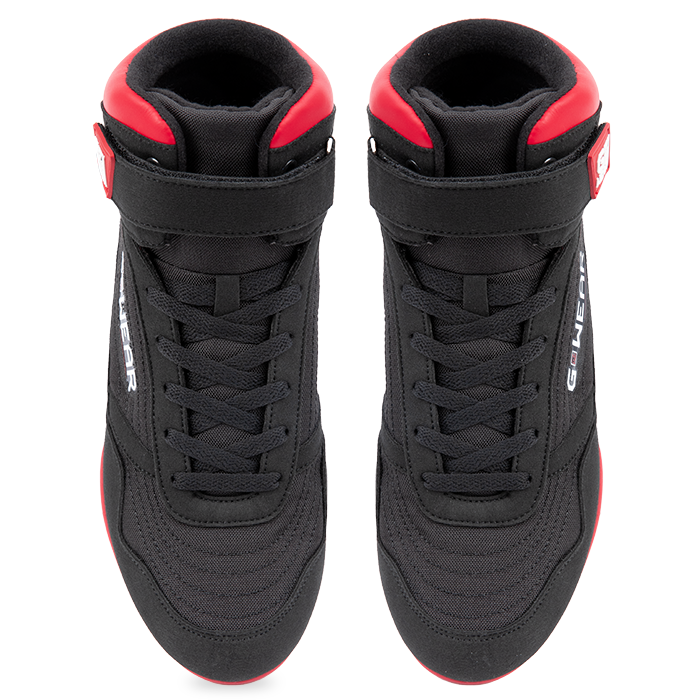 Classic High Tops, black/red