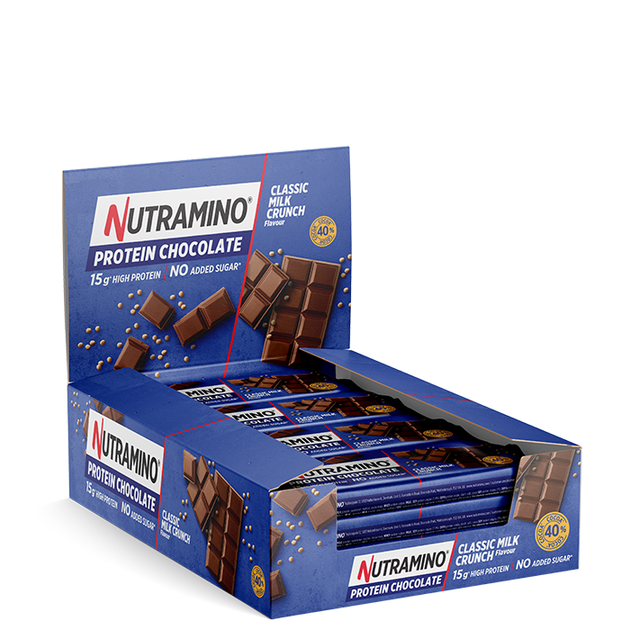 16 x Nutramino Protein Bar, 50 g, Classic Milk Crunch Nutramino