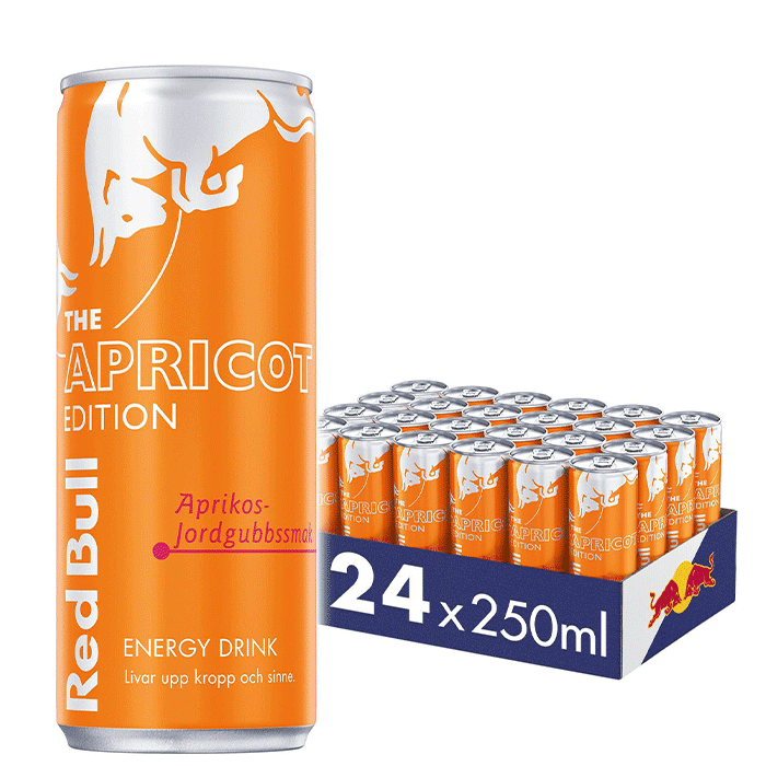 Bilde av 24 X Red Bull Energidryck, 250 Ml, Apricot Edition