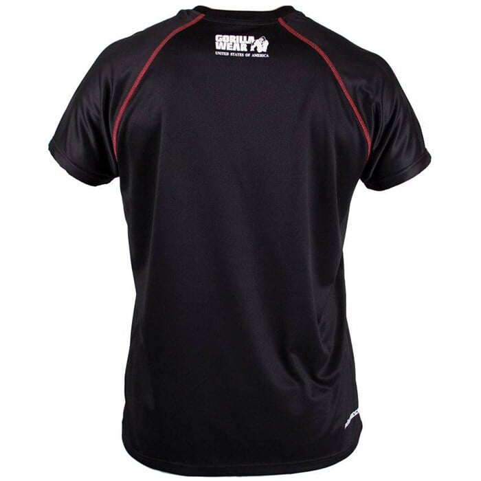 Performance Tee, Black/Red