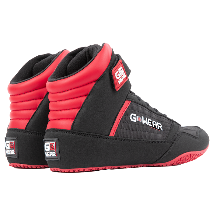 Classic High Tops, black/red