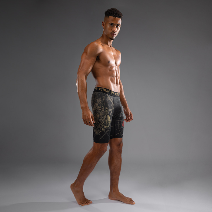 Santa Muerte 5.0 Vale Tudo Shorts Svart Gull
