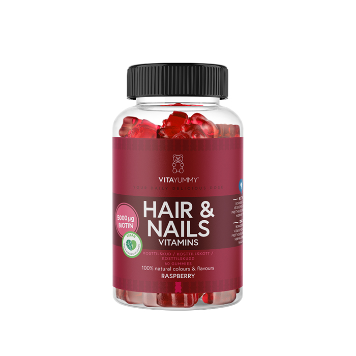 VITAYUMMY Hår & Negler Vitaminer 60 Gummies