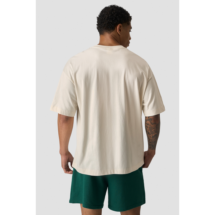 Everyday Oversized T skjorte Print Beige