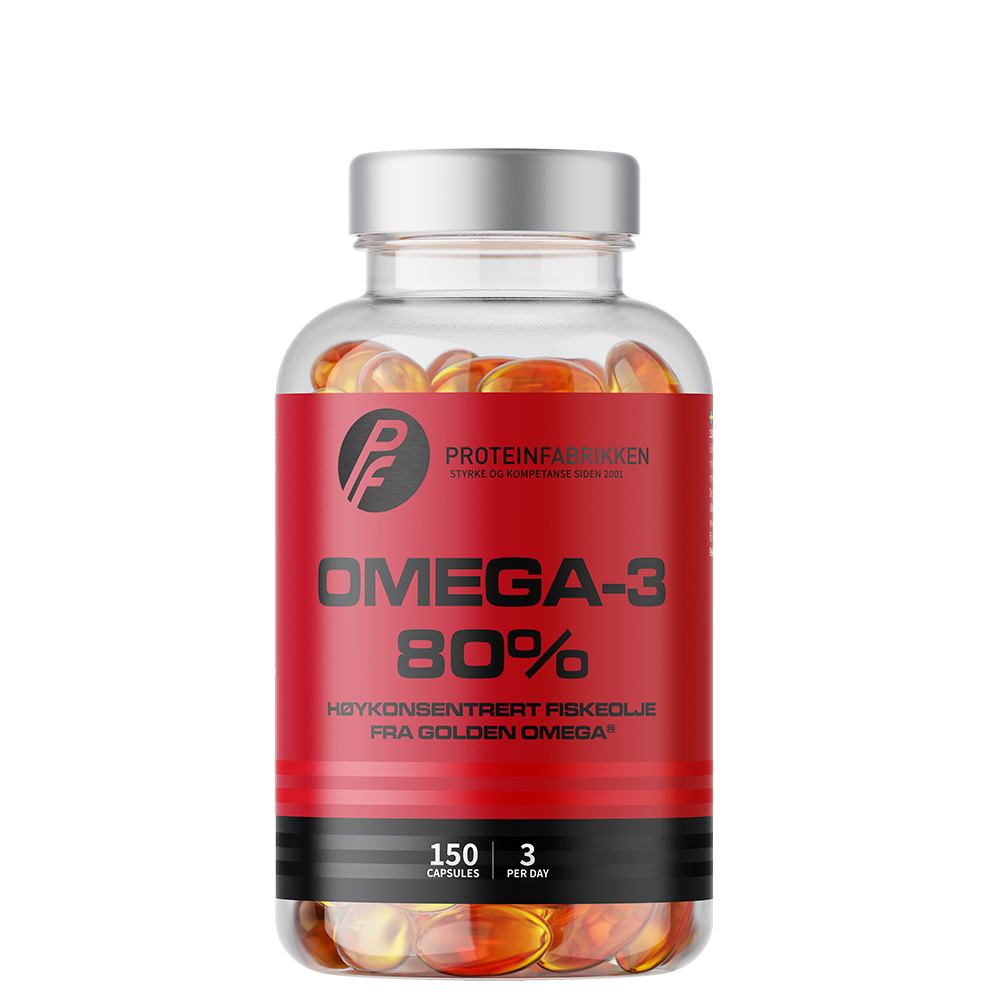 Omega-3, 80%, 150 kapsler