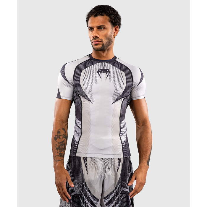 Venum GALACTIC 3.0 Short Sleeve Rashguard Off-White/Black