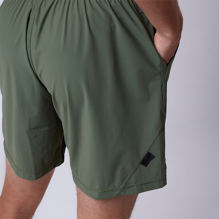 PR Stretch Shorts, Moss Green