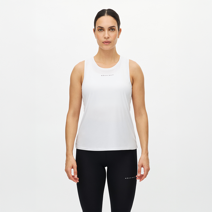 Team Logo Singlet Hvit