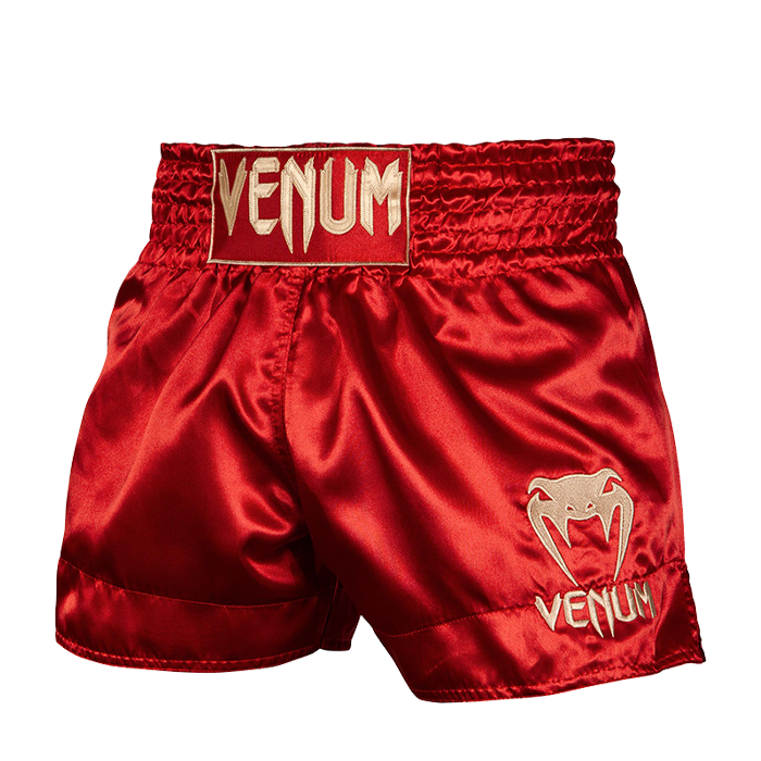 Classic Muay Thai Shorts R&oslash;d/Gull