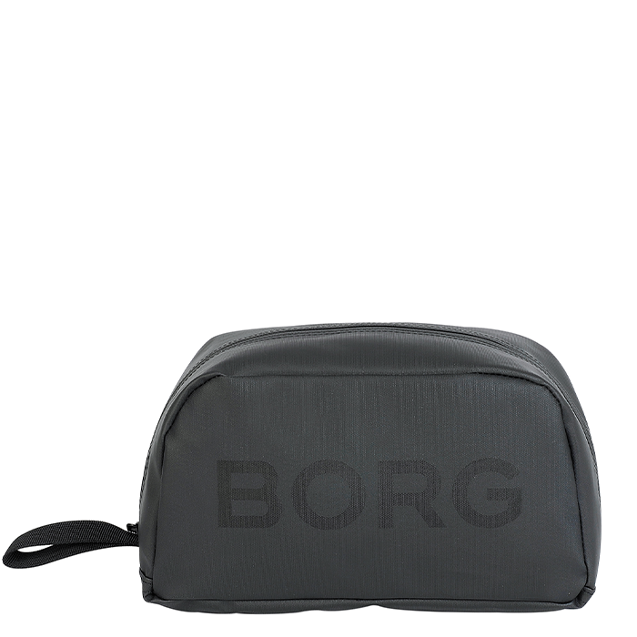Borg Duffle Toilet Case, Black Beauty
