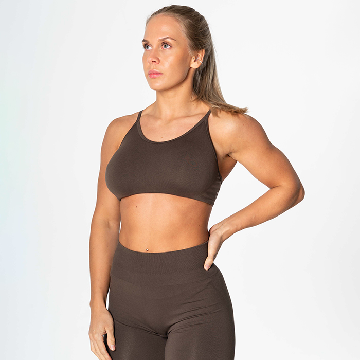 Relode Prime Seamless Top, Brown