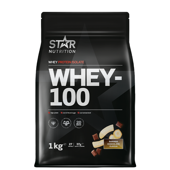 Whey-100 Myseprotein 1 kg vanillapear