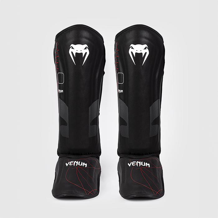 Tactical XT Leggbeskyttere Svart R&oslash;d  