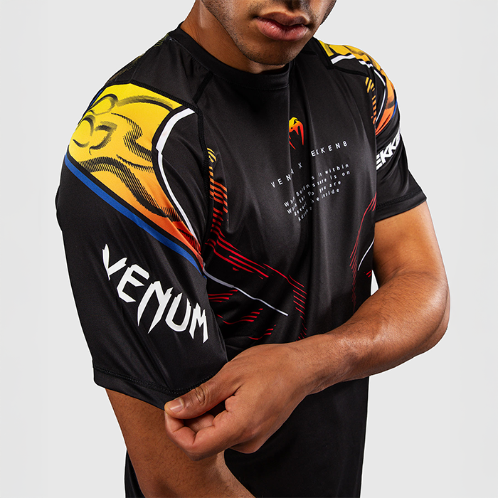 Venum x TEKKEN 8 Dry-Tech T-skjorte Yoshimitsu Svart Oransje