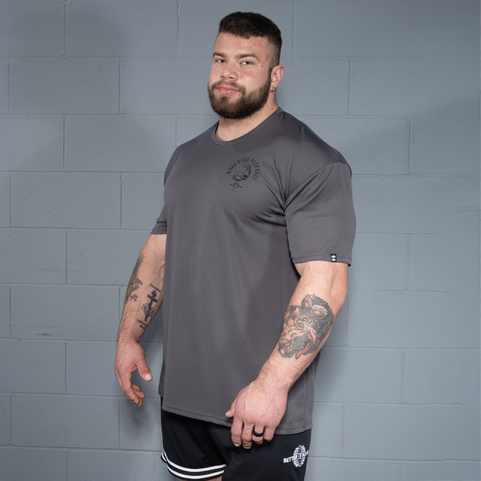 Mesh Standard Tee, Grey