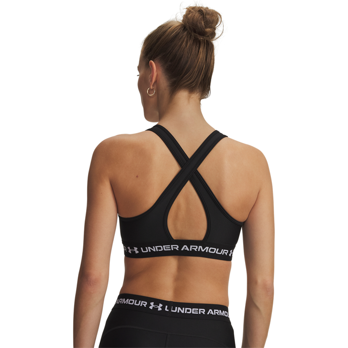 UA Crossback Sports-BH Hvit/Gr&aring;