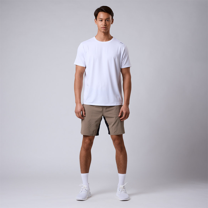 Flow Mesh T-skjorte Hvit