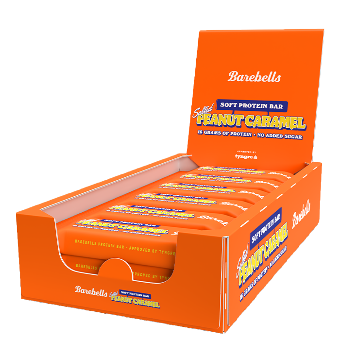 12 x Barebells Proteinbar 55 g Soft Salted Peanut Caramel