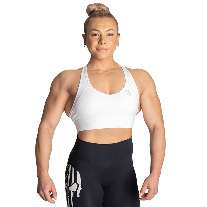 Core Sports Bra, White