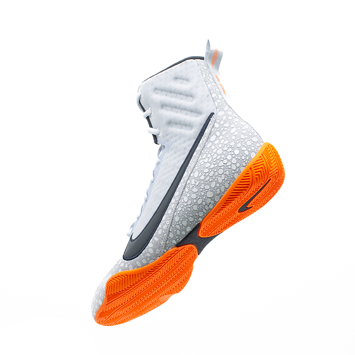 Nike Machomai 3 Boksesko Hvit Orange