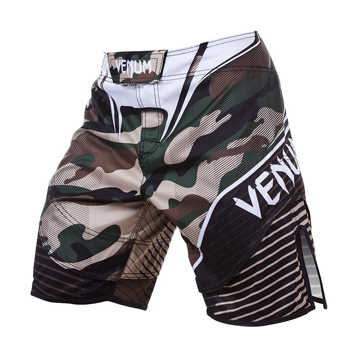 Venum Camo Hero Fight Shorts, Green/Brown