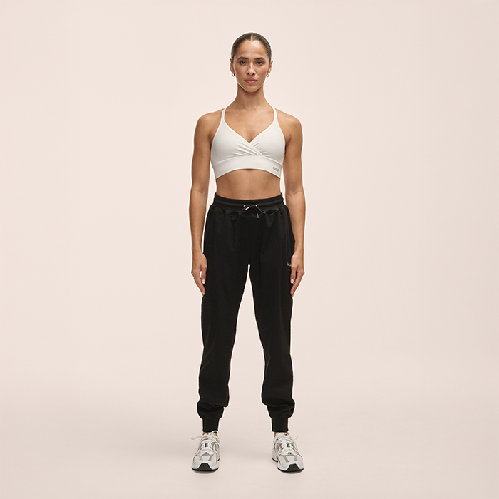 Step Woven Bukser Svart