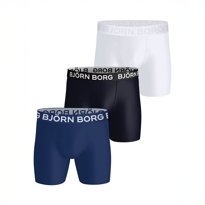 Sports Microfiber Boxer 3‑pakning Multipack
