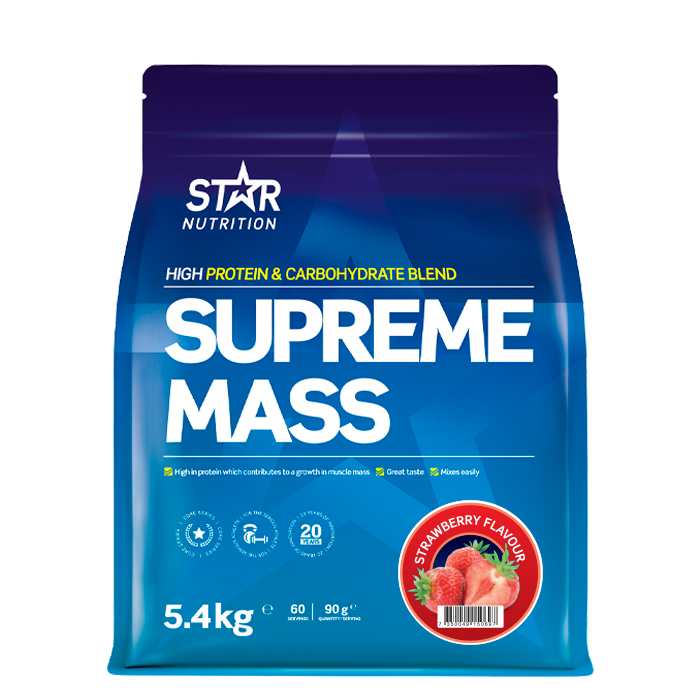 Supreme Mass Gainer 5400 g jordgubb