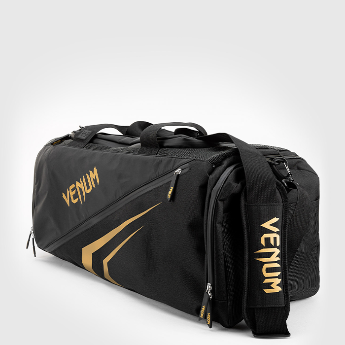 Venum Trainer Lite Evo Sports Bag, Black/Gold