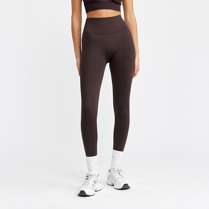Treningstights Mørkebrun