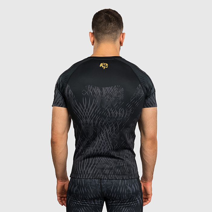 Venum X Chimaev Wild Borz Rashguard Kortermet Svart Gr&aring;