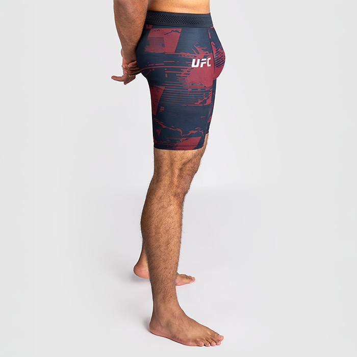 UFC Zenith by Venum Fight Week Vale Tudo Shorts Bl&aring; R&oslash;d Gr&aring;