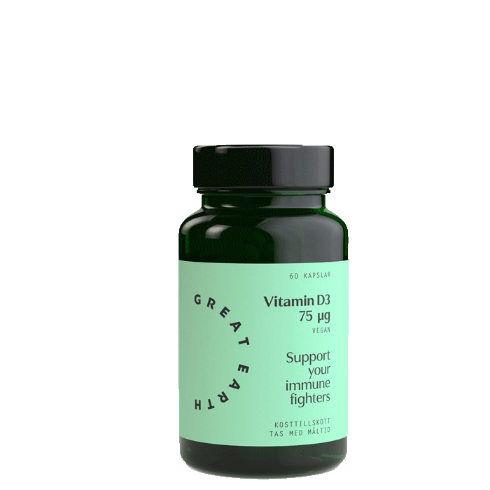 Vitamin D3 Vegan 60 kapsler