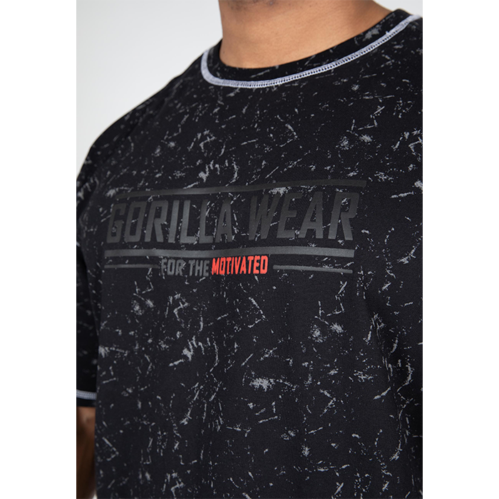 Saginaw Oversized T-Shirt, Washed Black