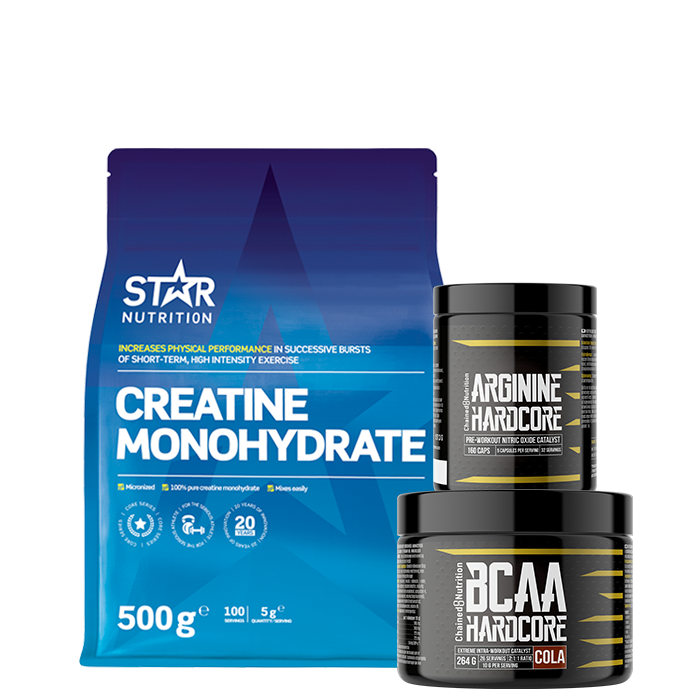 Performance Pakke: Kreatin + BCAA + Arginin