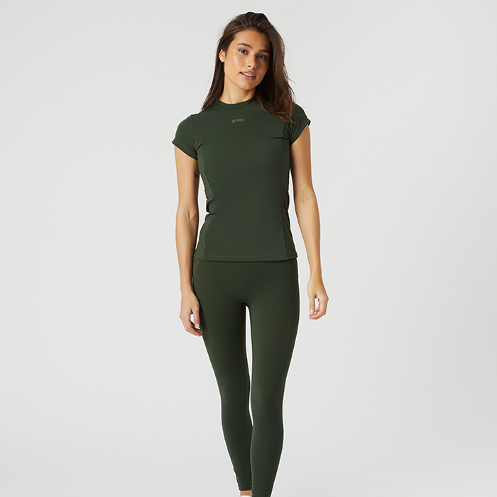 Sleek Treningstights Gr&oslash;nn