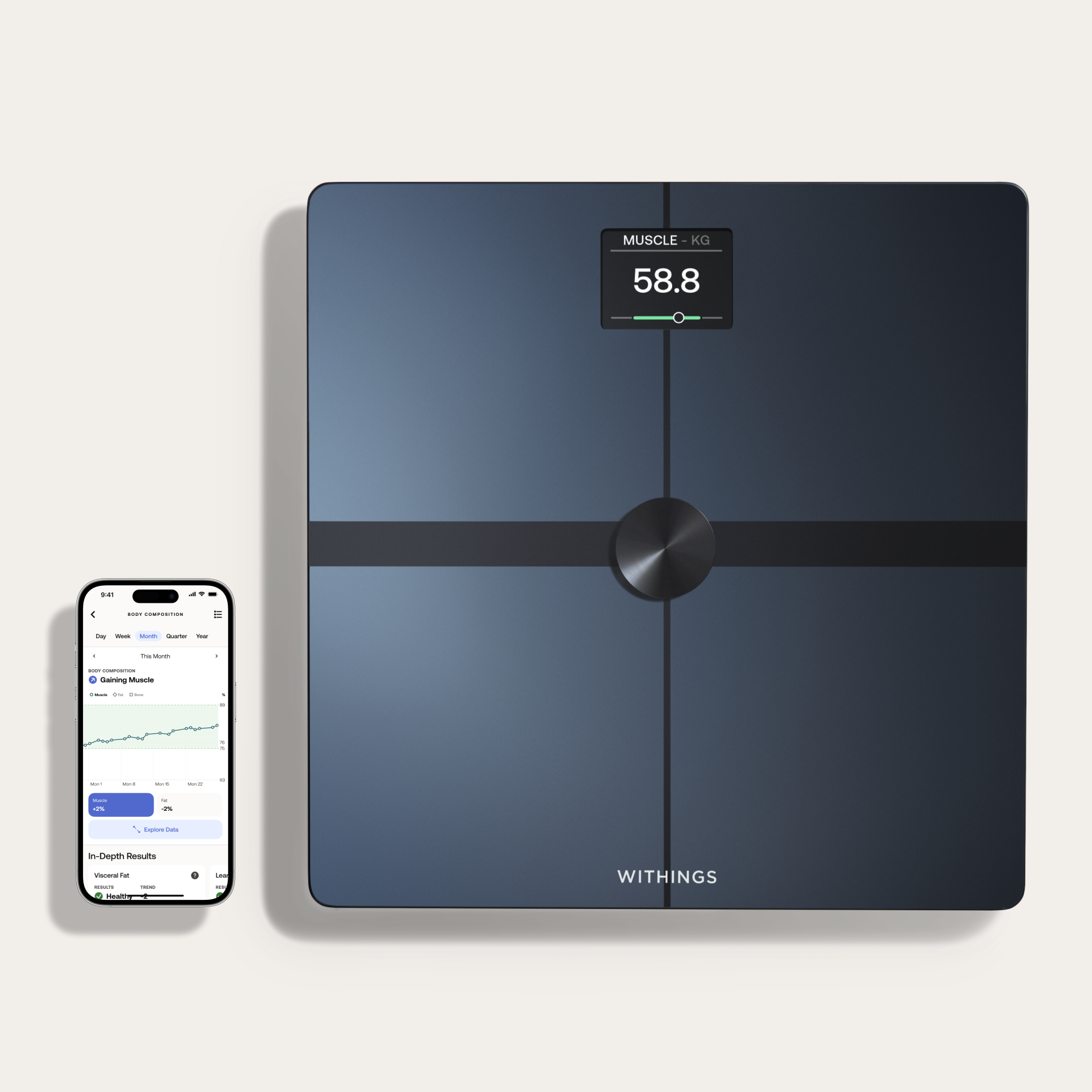 Body Smart Diagnostisk Personvekt Svart