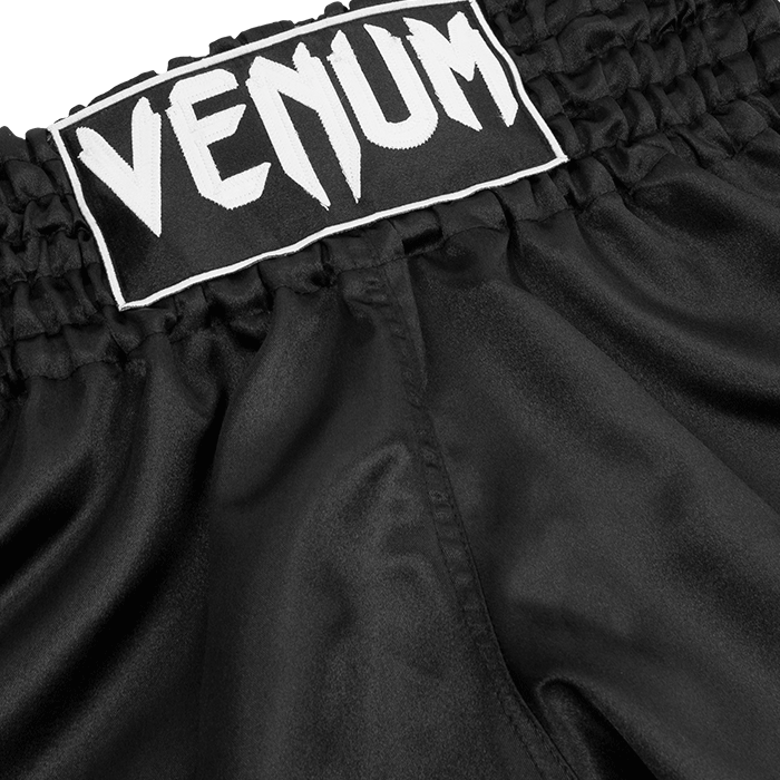 Classic Muay Thai Shorts Svart/Hvit