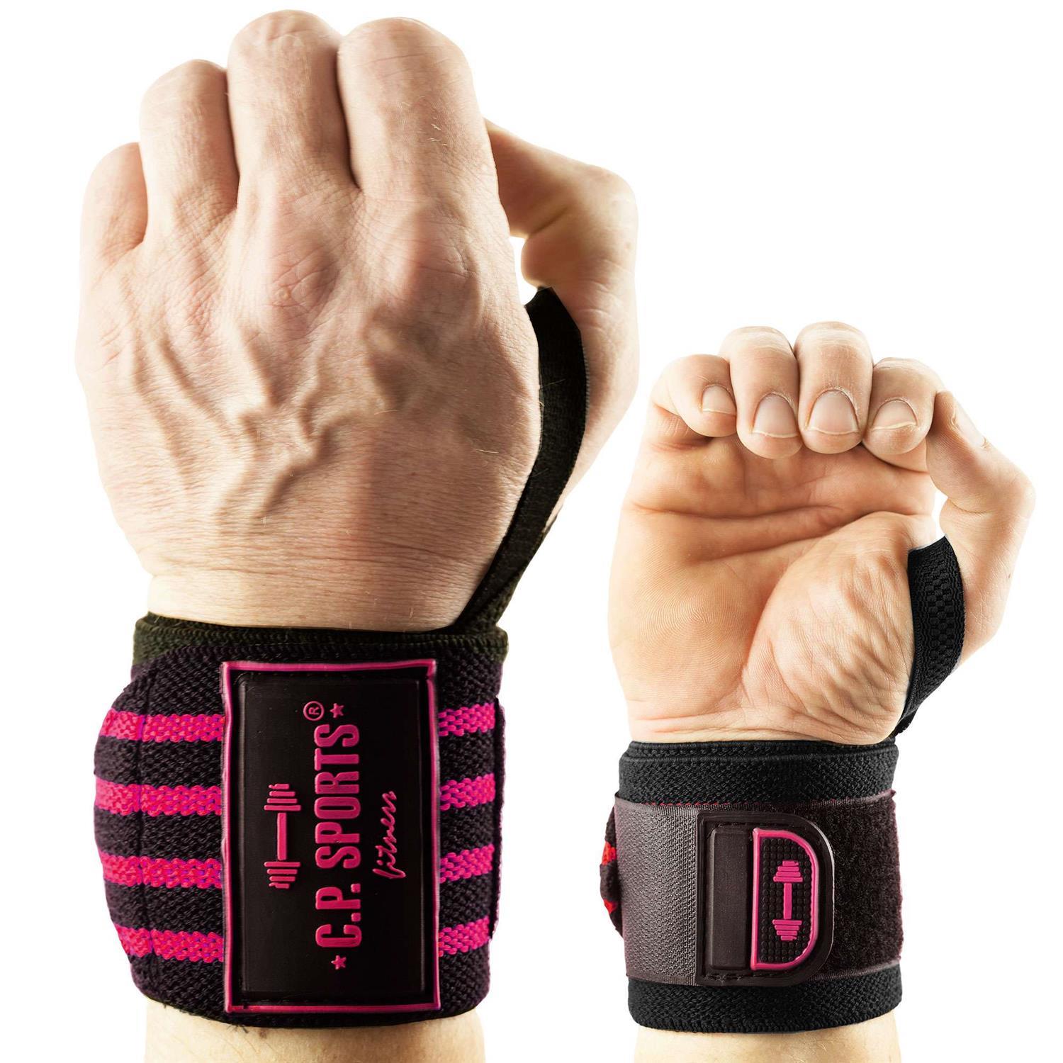 Strongman håndleddslindringer 50 cm Rosa
