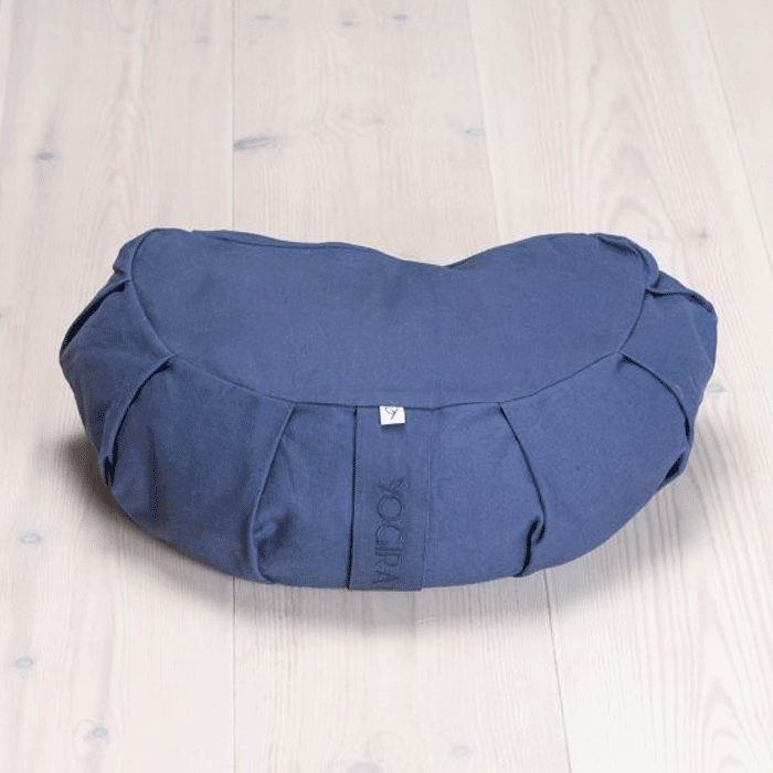 Meditasjonspute Crescent Bl&aring;