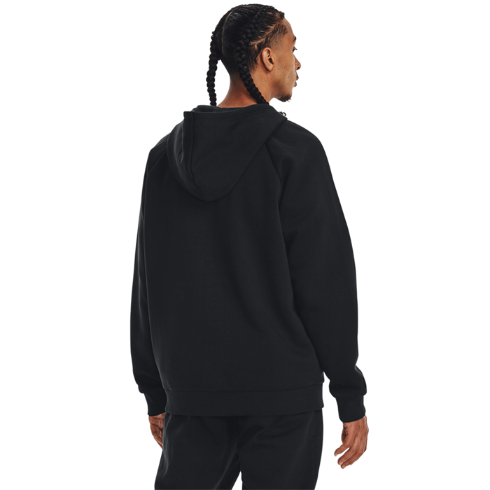 UA Rival Fleece FZ Hoodie Svart