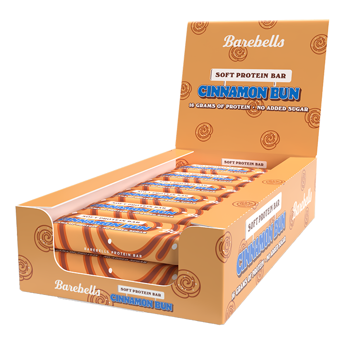 12 x Barebells Soft Protein Bar 55 g Raspberry Gelato