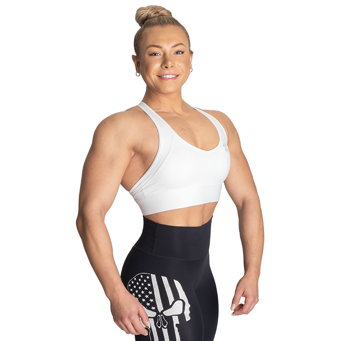 Core Sports Bra, White