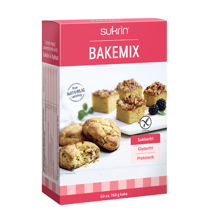 Bakemiks Sukkerfri 340 g